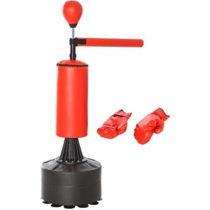 Dripex Punching Ball Enfant 120cm Sac De Frappe Sur Pied Avec Ventouses - Karaté Taekwondo