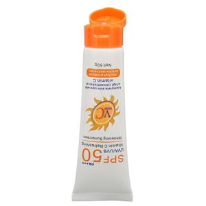 SOLAIRE CORPS VISAGE VINGVO Crème solaire pour le visage 1.8 Oz Face Sunscreen Lotion SPF50PA +++ Hydratant Protection UV Vitamine C Crème Solaire