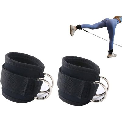 GJELEMENTS Sangles De Musculation Pour Chevilles – Néoprène, Nylon, Charge Max 50 Kg