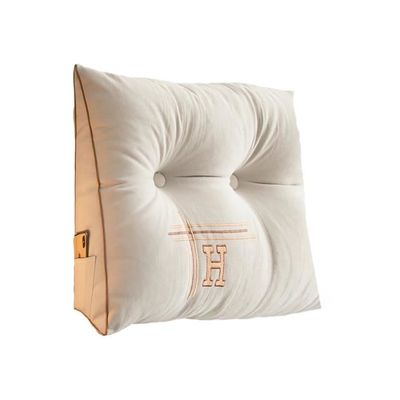 Coussin de tête de lit avec attache - Coussin de lecture en dentelle -  Coussin doux pour canapé