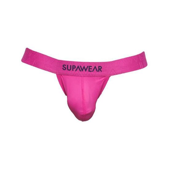 Supawear Jockstrap SPR Training Red – Sous-vêtement Sport Homme, Pochette CURV, Coupe Ajustée, Rouge