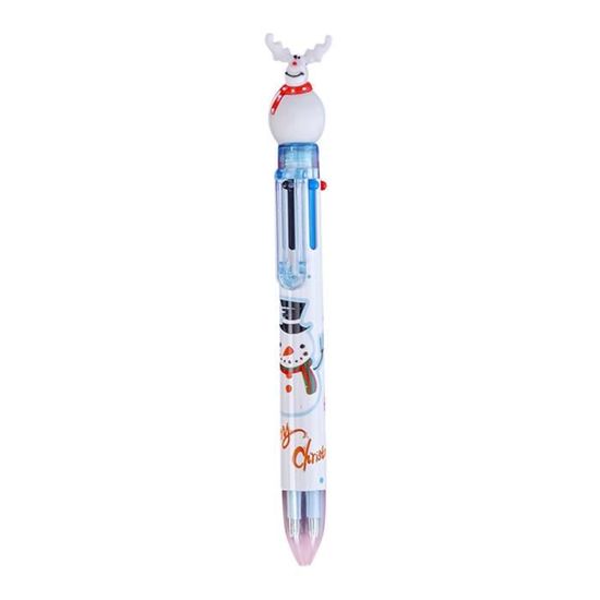 SWROSE - Lot de 16 stylos à encre gel Noël, 6 couleurs, pour