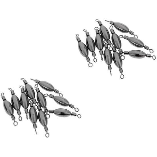 Pêche émerillon Baril Roulement Pivotant Outil Tackle Connecteur Avec