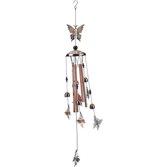 Carillon De Jardin Libellule En Spirale - Avec Clochettes, Acrylique, 62 Cm - Pour Intérieur Ou Extérieur - 2