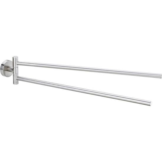 Porte-serviettes Tesa Moon Sans Perçage - Adhésif Acier Inoxydable - 125x185x50mm