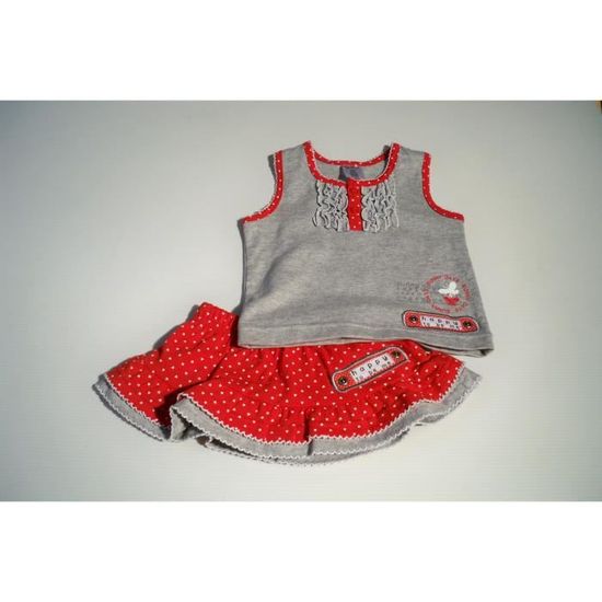 Lot De 27 Pièces De Linge Pour Bébé Fille - Tailles 6 Mois Et 9 Mois - Multicouleur - Occasion Très Bon état