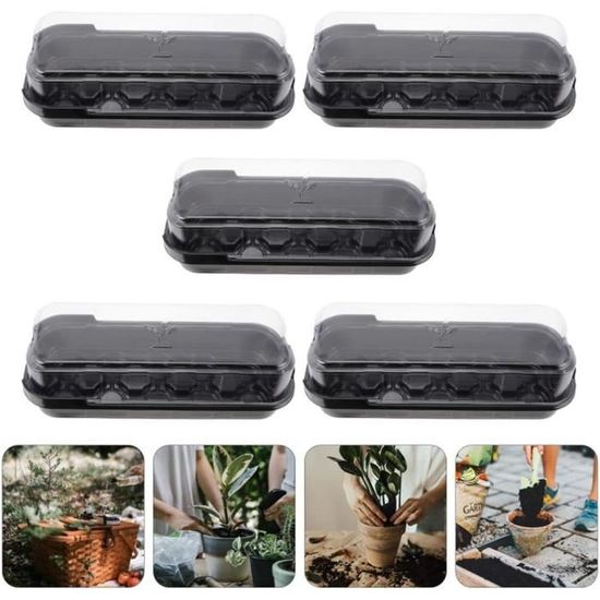 Plateaux De Croissance En Plastique, 6 Paquets, Pl... – Grandado