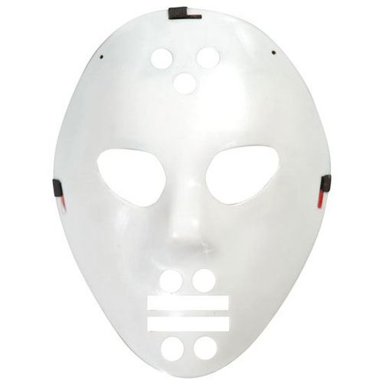 Masque Hockey Blanc - Accessoire de déguisement pour homme