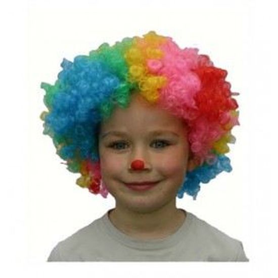 Perruque de clown enfant 2025