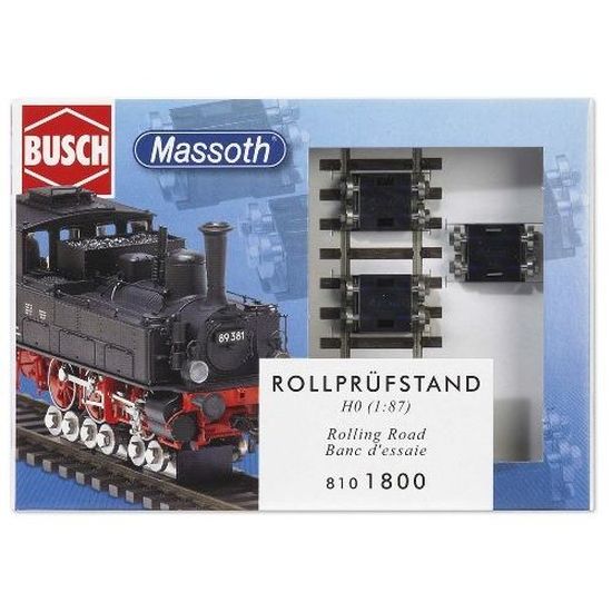 Busch BUE1800 Banc D’essai à Rouleaux Pour Locomotives HO – Modélisme Ferroviaire, Précision Et Robustesse