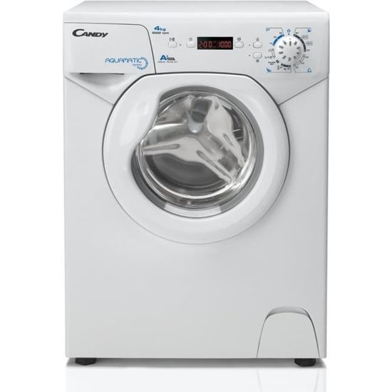 Candy AQUA 1042D1-S Autonome Charge avant 4kg 1000tr-min A+ Blanc machine à laver - machines à laver