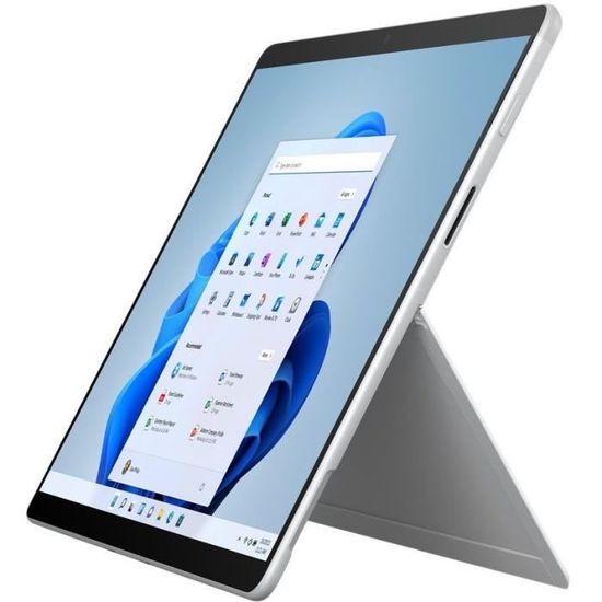 Tablette MICROSOFT Surface Pro X - 13" - Wifi - Microsoft SQ2 - 16 Go RAM - 512 Go SSD - Platine