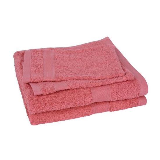 BENETTON Lot de 2 serviettes de plage 70x140 cm en vert, 100% coton