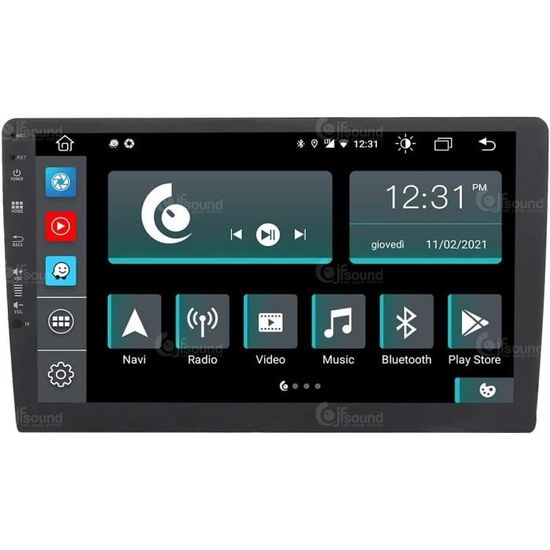 Cadre Universel Autoradio 2 DIN - Métal Et ABS Pour Voiture