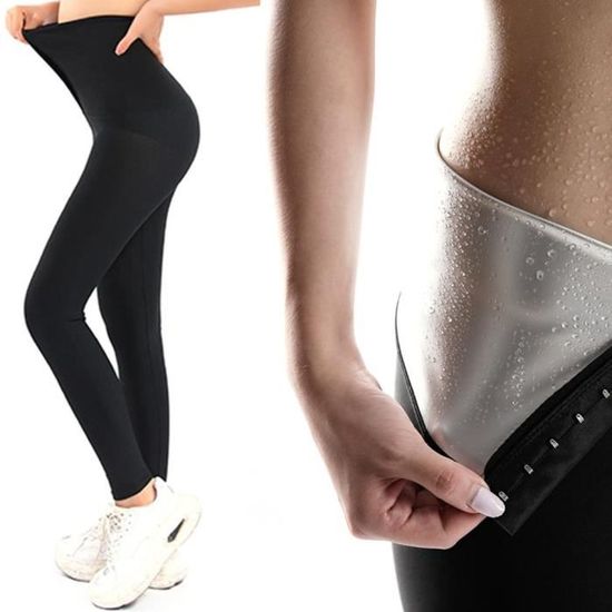 Pantalon de Sudation Femme Sauna Legging de Sudation Sport Taille