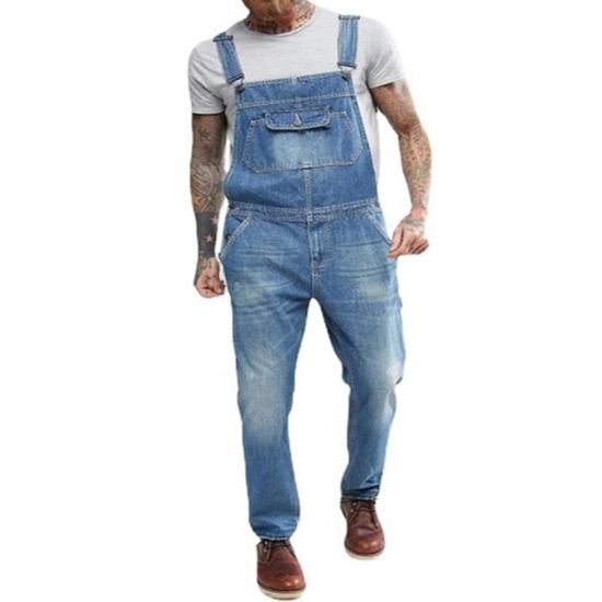 Jean Travis Mathew Homme Taille 30 - Bleu Droit - Stretch Denim - Occasion