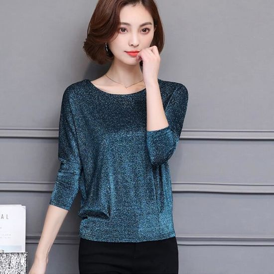 Chemisier à Paillettes Longline Noir Chan Luu - Taille XS - Neuf Avec étiquette