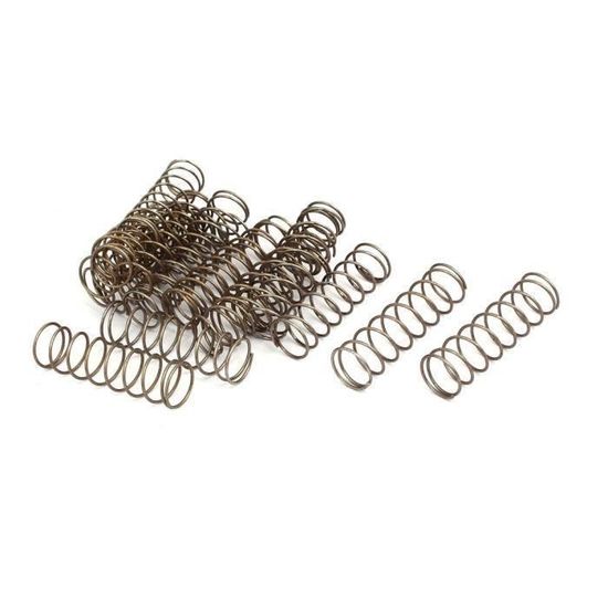 Lot De 20 Ressorts De Compression Acier Inox 304 - 6mm Diamètre Extérieur, 15mm Longueur Libre, Pour Bricolage Et Réparations