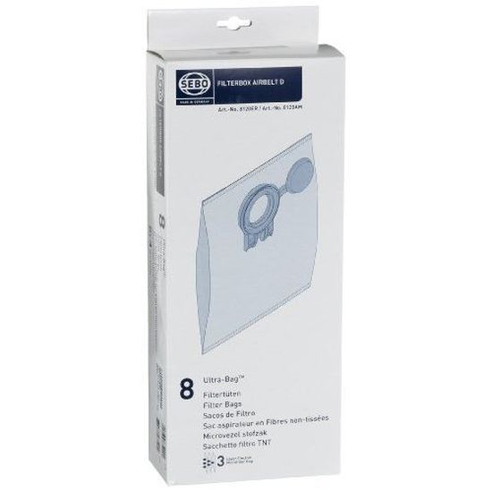 Confezione da 10 sacchetti per aspirapolvere , per X-Plorer Serie 75 S+, riutilizzabili e lavabili