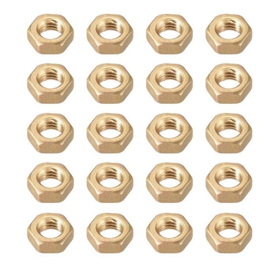 8pcs M24 Pas 1,5mm filetage acier carbone métrique écrou Hex gauche