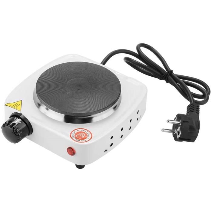 Double plaque chauffante 2000 W, 460 x 240 x 55 mm, 15,5 cm/plaque, plaque de cuisson camping, cuisinière électrique, Wiltec | Leroy Merlin