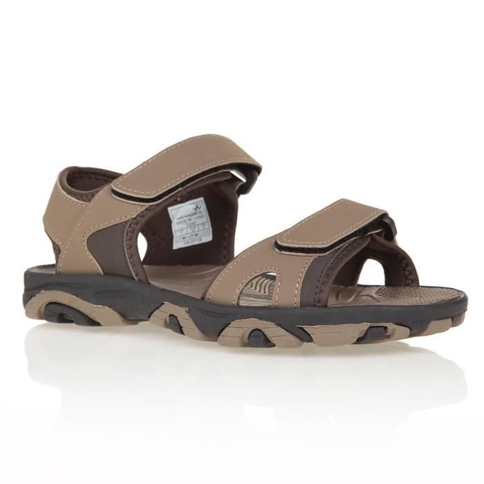 sandales fermées devant homme