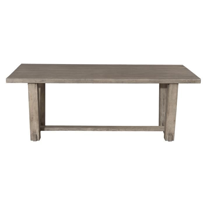 Table à manger rectangulaire en teck - 200 x 90 x 75 cm JARDITECK