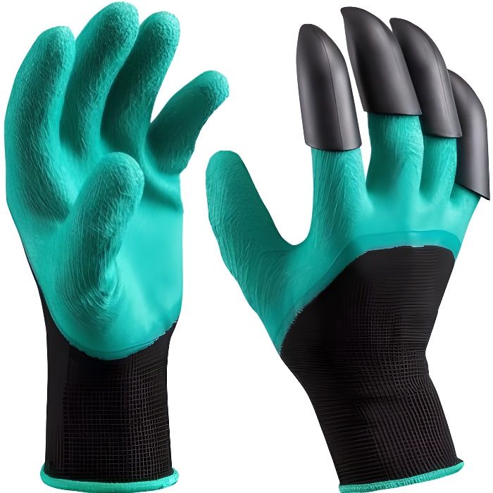 Gants de jardin avec des griffes rapides et faciles à creuser et à planter, sûrs pour creuser de jardinage et planter