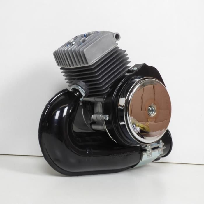 Bloc moteur RSM pour Mobylette MBK 50 51 AV10 / cart all noir lisse