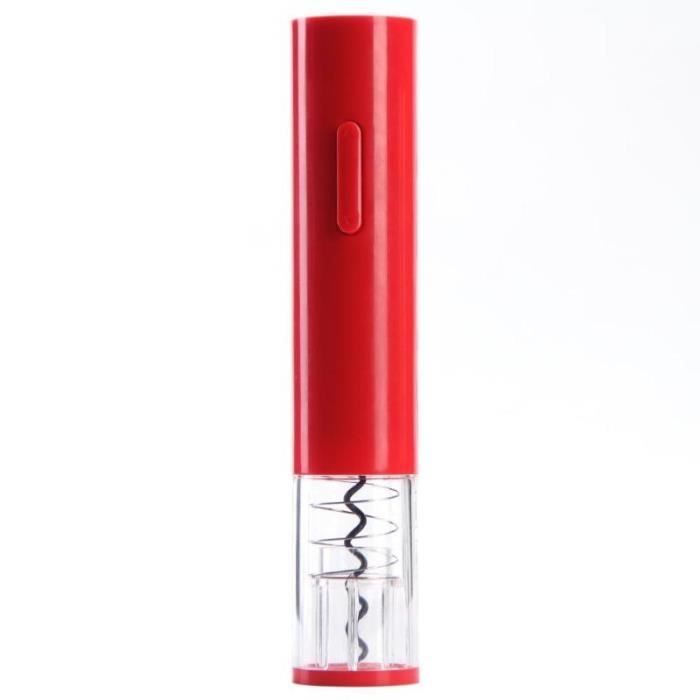 coffret tire bouchon électrique ROUGE ouvre bouteille facile