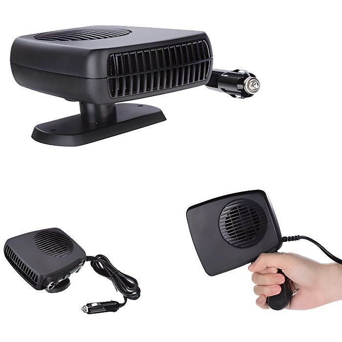 Ventilateur Chauffage Dégivreur Allume Cigare MOTO Auto Voiture Camping 12V 150W