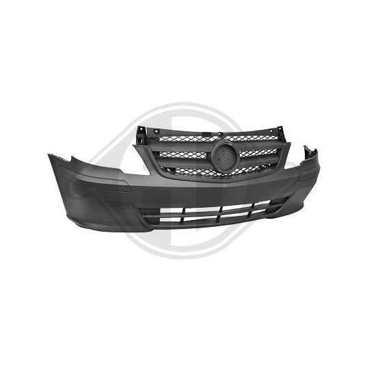 1667050 Pare choc avant pour MERCEDES Vito de 2010 a 2014 Look origine