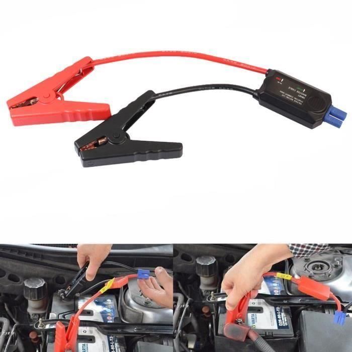 Câble principal d'urgence Alligator batterie Pinces clip pour camion de voiture Jump Starter XUCCF
