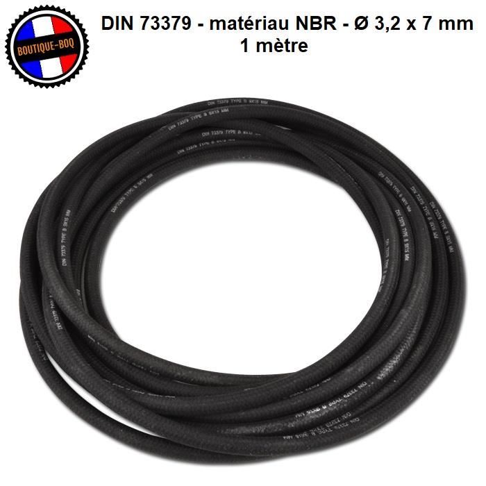 1 Mètre - DIN 73379 Type B Tuyau Durite 3,2mm x 7mm De Retour D'injecteur Gasoil Carburant Lave-Glace 3.2x7