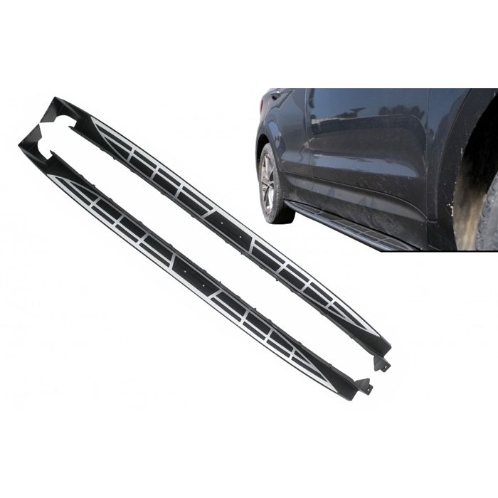Marchepieds Marche-pieds Jupes Latérales Steps Hyundai Santa Fe MkIII DM 13+