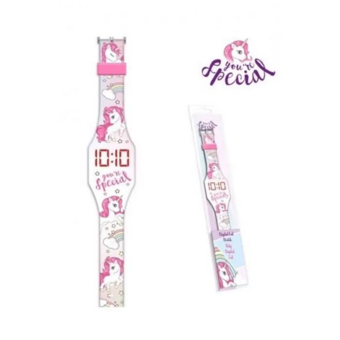 Montre Licorne Ecran tactile enfant fille Digital LED