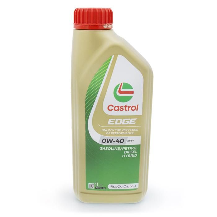 Huile moteur Castrol EDGE Titanium FST 0W-40 A3-B4 1 Litres Boîte