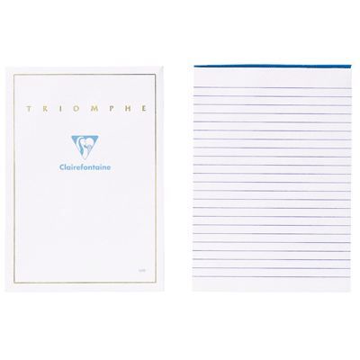 Bloc papier velin triomphe A5 blanc - 50 feuilles