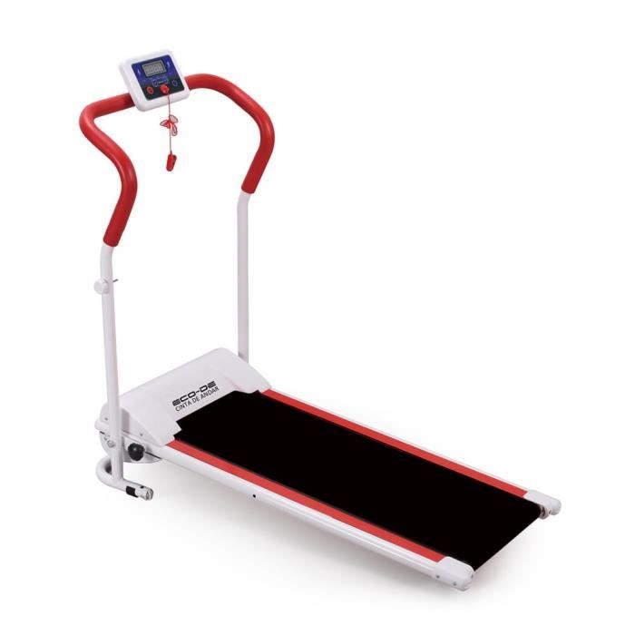ECODE Tapis Roulant pliable 10 km/h Écran, Système de sécurité, Pliable ECO-2580