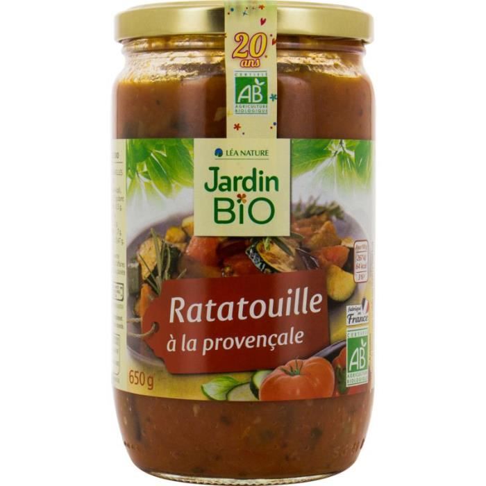 Ratatouille bio 650 g Jardin Bio