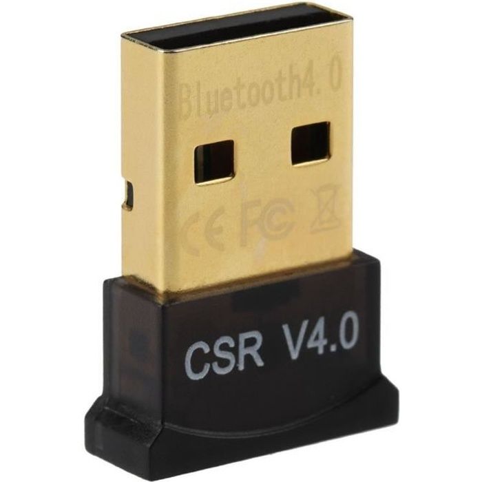 Link-e ® - Dongle clé USB adaptateur bluetooth V4.0 (portée 20-50m, débit 3Mbps) compatible Windows 10/8/7/XP/Vista/2000/ME/98se/98