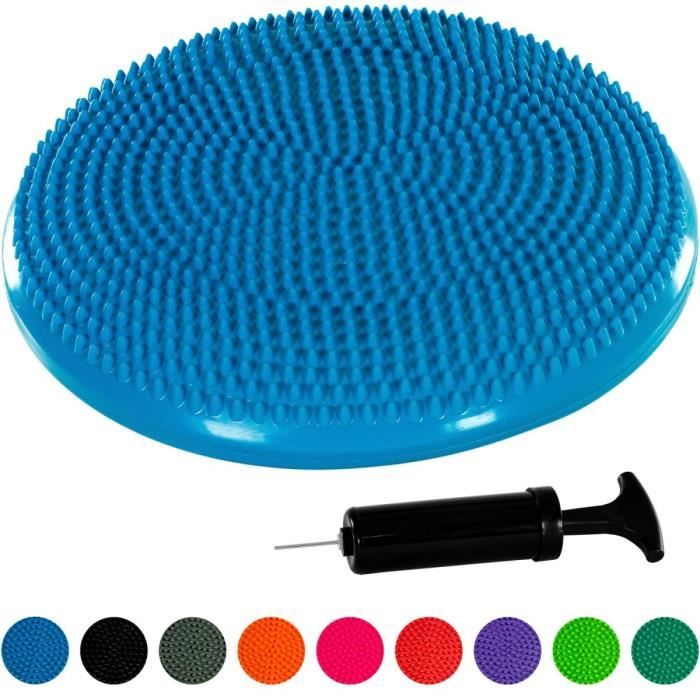 MOVIT Coussin d'équilibre et d'assise gonflable 33 cm, bleu