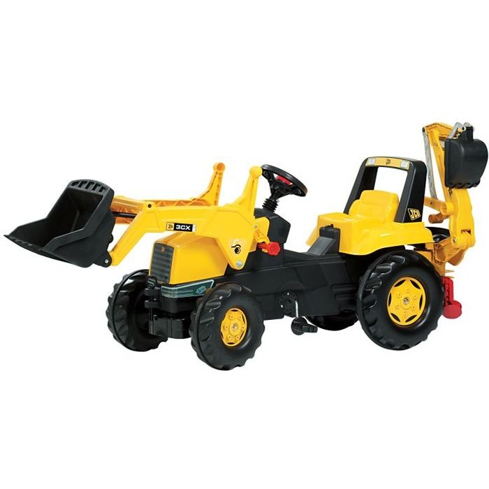 Tractopelle à pédales JCB Série Rolly Junior - ta…