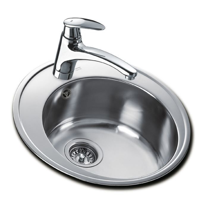 TEKA Cuve Centroval Inox Lisse