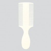 Peigne anti-puce et poussière, double face, 14 cm