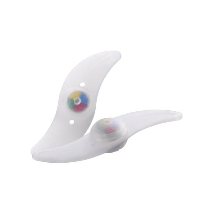 TRIXES Paire d'Ampoules pour Rayons de Roue de Vélo avec des LED aux Couleurs Changeantes