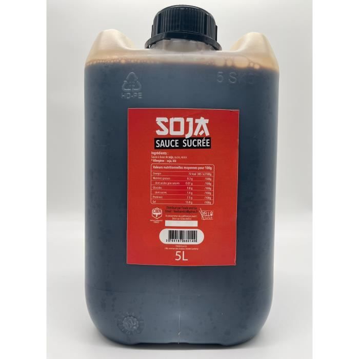 Sauce soja sucrée, Yello sushi, 5 litres