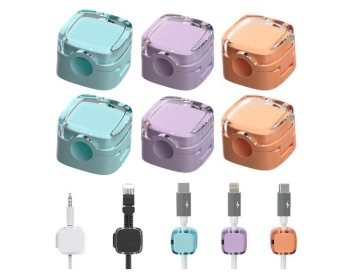 Sofish Clips Câble Organisateur Bureau, Lot De 6 D'organisateurs De Câbles Agnétiques Pour