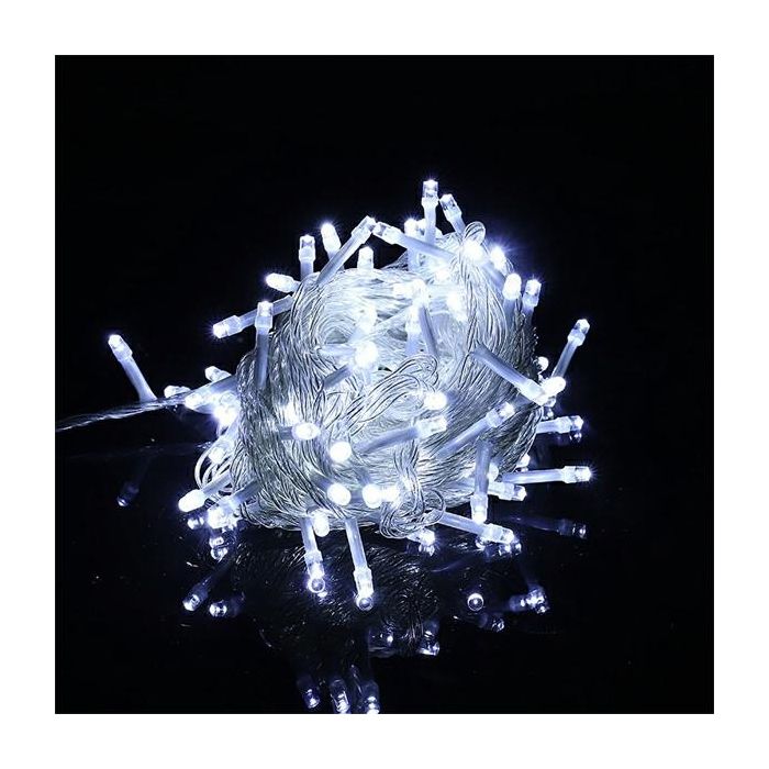 Guirlande lumineuse LED Beline 5 m 50 LED - Blanc froid alimentation 3xAA