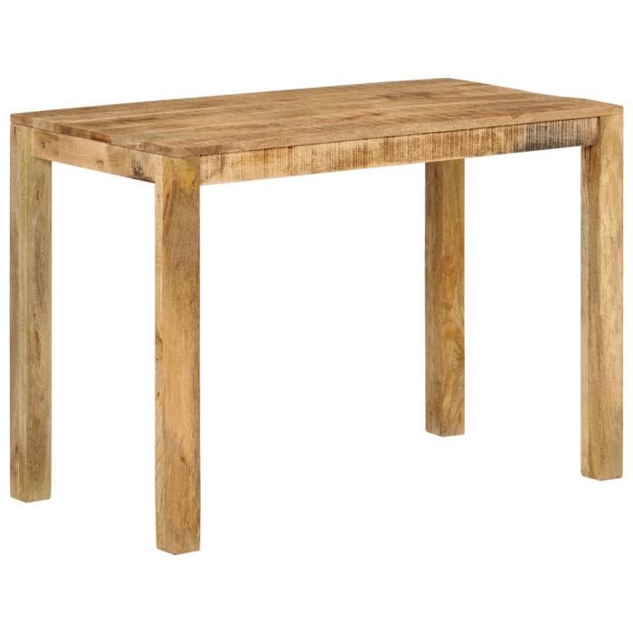 Table à dîner - 6 places - Table salle à manger - 110x55x76 cm - bois de manguier massif DÉCOSHOP 635874 2 ans garantie